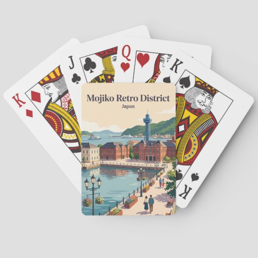 Jeu De Cartes District Rétro Mojiko Japon (dos)