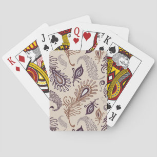 Jeu De Cartes Divers Motif de plumes