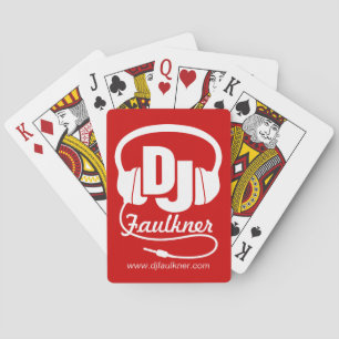 Jeu De Cartes DJ ajoutez votre nom et contactez les cartes à jou