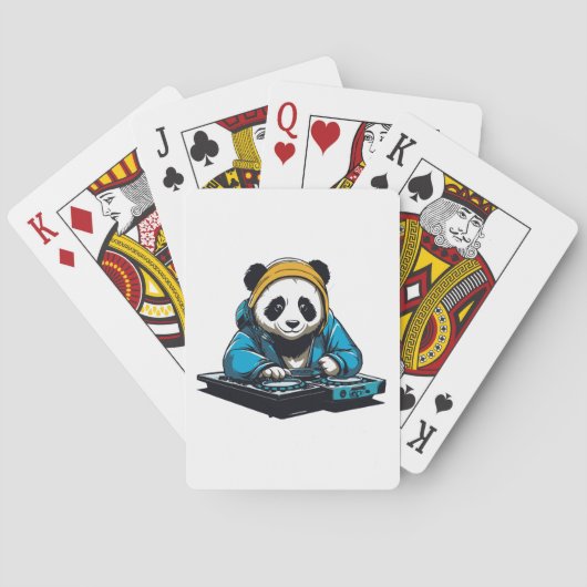 Jeu De Cartes DJ Kawaii Panda (dos)