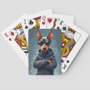 Jeu De Cartes Doberman Kawaii Chien Drôle