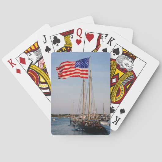 Jeu De Cartes DOF - Bateaux avec Drapeau Jouer des cartes (dos)