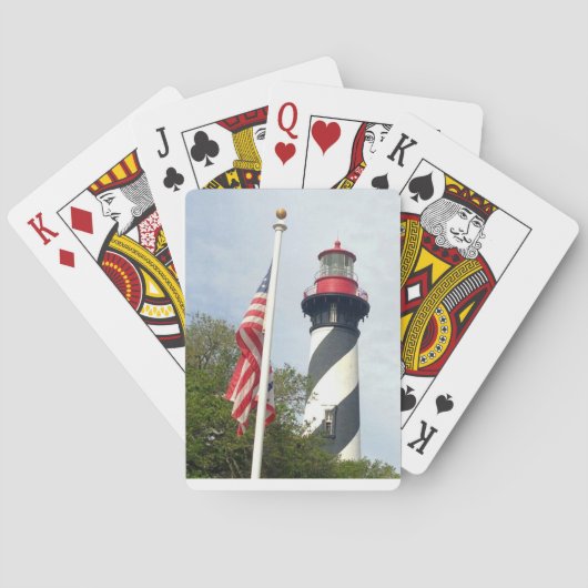 Jeu De Cartes DOF - Cartes de poker phare et drapeau (dos)