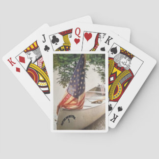 Jeu De Cartes DOF - Flag et cartes de poker en canoë