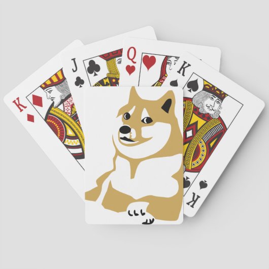 Jeu De Cartes Doge - mème internet (dos)