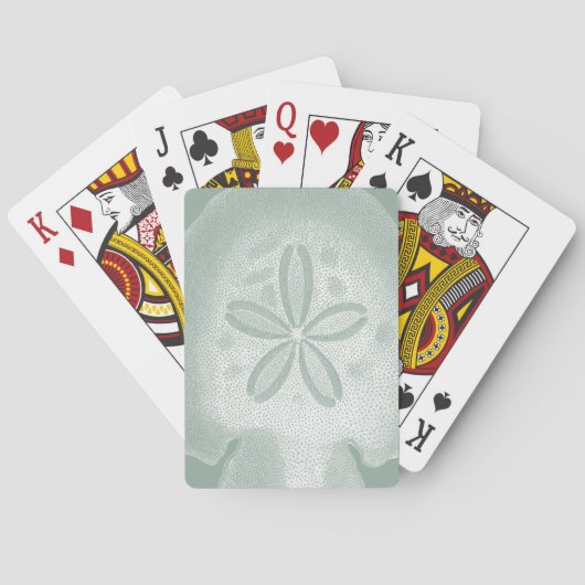 Jeu De Cartes Dollar de sable de silhouette (dos)
