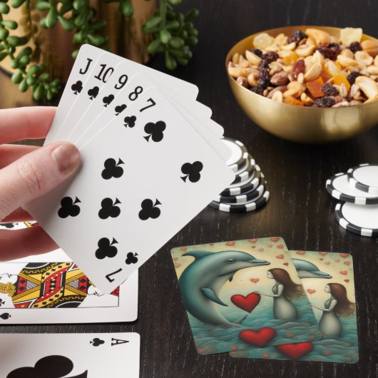 Jeu De Cartes Dolphin Love 1 (In Situ)