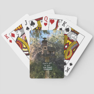 Jeu De Cartes Don de Dieu, grand extérieur, signe amusant