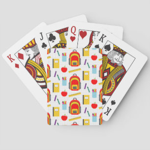 Jeu De Cartes Don de l'enseignant Apple Retour À L'École