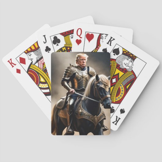 Jeu De Cartes Donald Trump 2024 Funny Conservateur (dos)