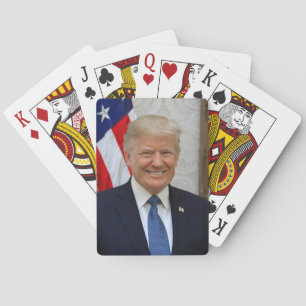 Jeu De Cartes Donald Trump Président des États-Unis Maison Blanc