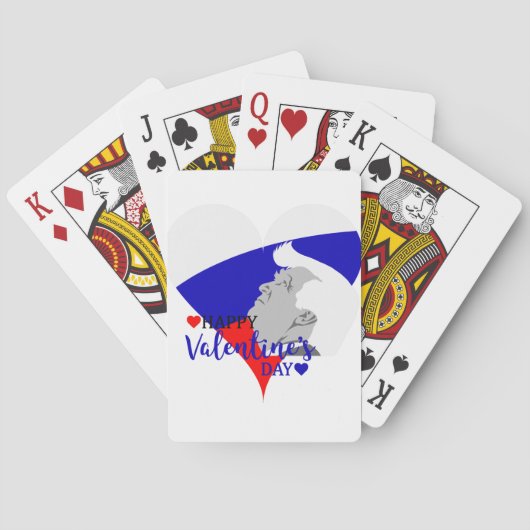 Jeu De Cartes donald trump valentine (dos)