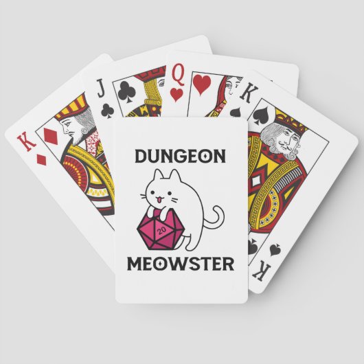 Jeu De Cartes Donjon Meowster Chat Drôle (dos)