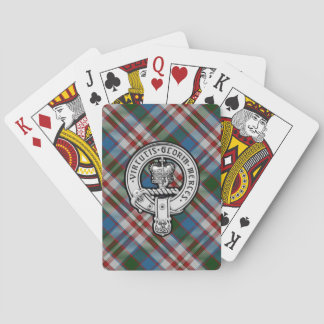 Jeu De Cartes Donnachaidh (Robertson) Robe tartan Crest