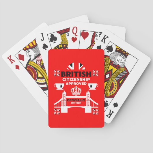 Jeu De Cartes Dons de citoyenneté britannique (dos)