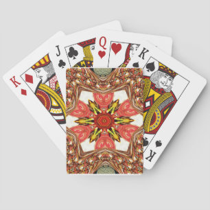 Jeu De Cartes Doodle Floral Art Imprimer