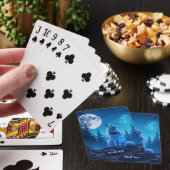 Jeu De Cartes Double exposition de loup mignon Imaginaire (In Situ)