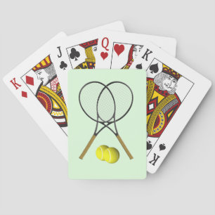 Jeu De Cartes Doubles de tennis Green