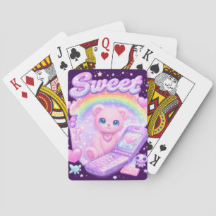 Jeu De Cartes Douces Vibrations Cyber-Pop et Rêves Pastel