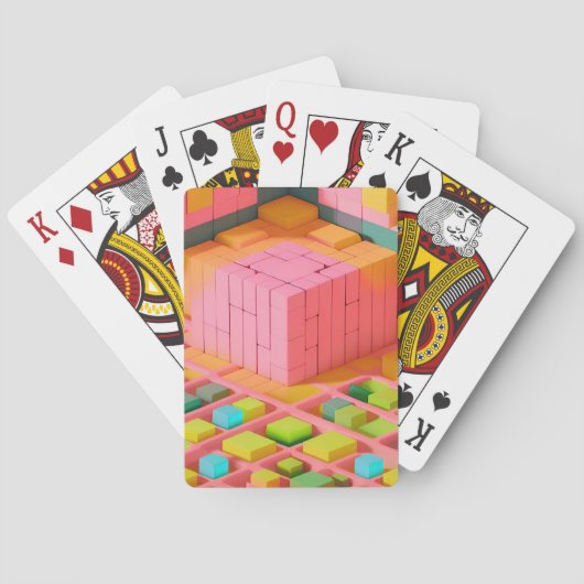 Jeu De Cartes Douceur aux couleurs vives (dos)