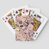 Jeu De Cartes Douceurs sur rose (dos)