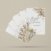 Jeu De Cartes Douche nuptiale pour pampas eucalyptus élégant