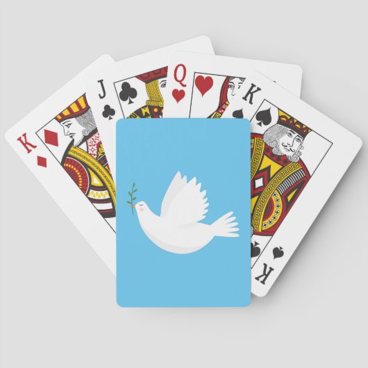 Jeu De Cartes Dove with olive branch (dos)