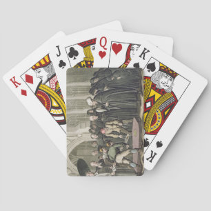Jeu De Cartes Dr Syntax aux funérailles de sa femme, d'après 'Le