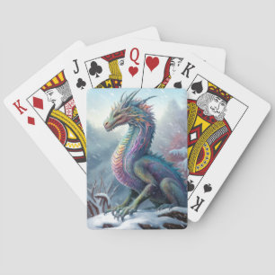 Jeu De Cartes Dragon Arc En Ciel Dans L'Art De L'Imaginaire De N
