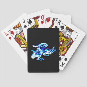 Jeu De Cartes Dragon bleu givre