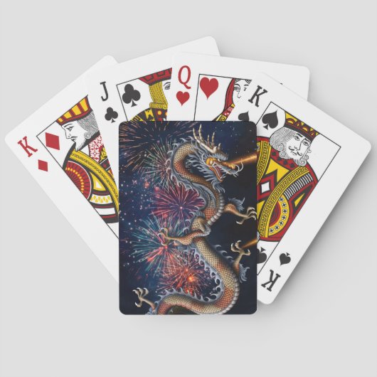 Jeu De Cartes Dragon Chinois (dos)