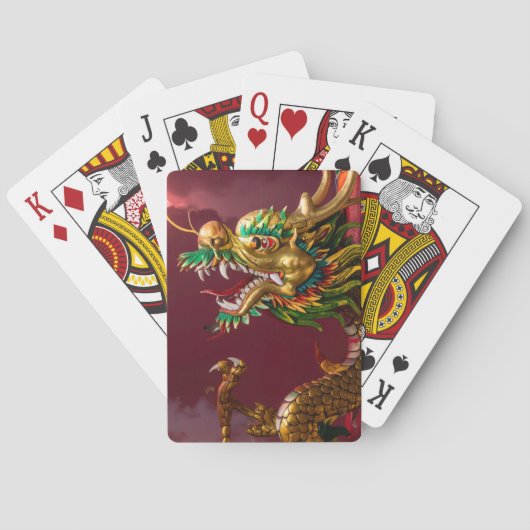 Jeu De Cartes dragon chinois (dos)