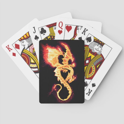 Jeu De Cartes dragon de feu (dos)