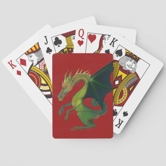 Jeu De Cartes Dragon rouge (dos)