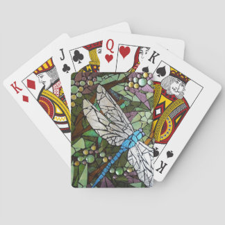 Jeu De Cartes Dragonfly en verre
