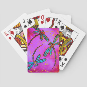 Jeu De Cartes Dragonfly Flit Electrique rose
