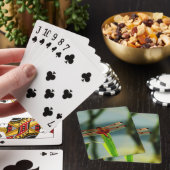 Jeu De Cartes Dragonfly rouge et noire tachetée (In Situ)