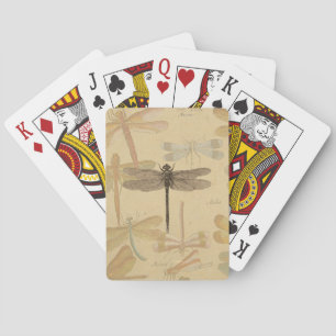 Jeu De Cartes Dragonfly Vintage Antique Classic Nature