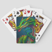 Jeu De Cartes Dragons verts (dos)