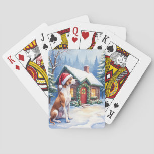 Jeu De Cartes Drame danois Cabane enneigée Chapeau de Père Noël