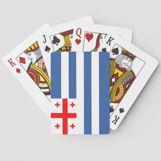 Jeu De Cartes Drapeau Adjara Patriotique (dos)