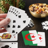 Jeu De Cartes drapeau algérien (In Situ)