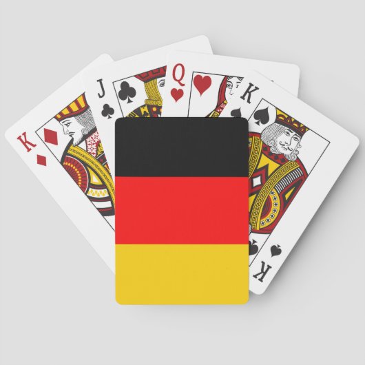 Jeu De Cartes Drapeau allemand (dos)