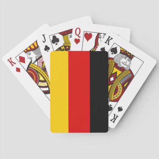 Jeu De Cartes Drapeau (allemand) de l'Allemagne (dos)