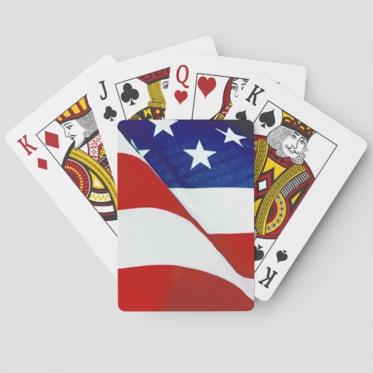 Jeu De Cartes Drapeau américain (dos)
