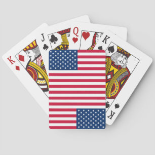 Jeu De Cartes Drapeau Américain Jouer Cartes Patriotique