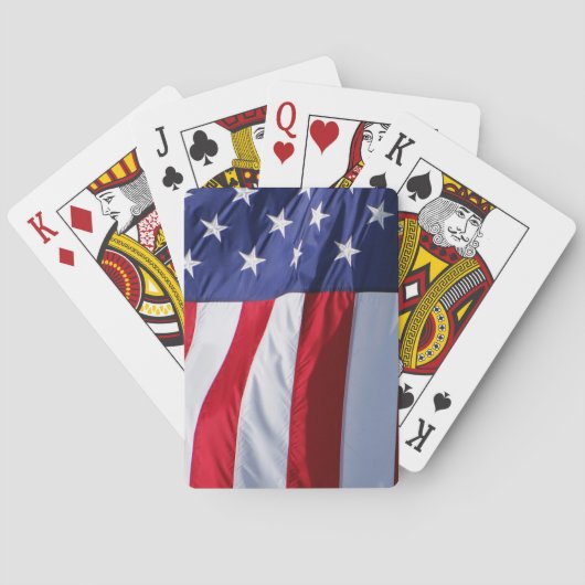 Jeu De Cartes Drapeau américain Jouer des cartes (dos)