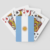 Jeu De Cartes Drapeau argentin (dos)