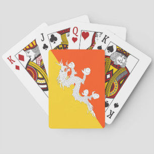 Jeu De Cartes Drapeau Bhoutanais (Bhoutan) (Dragon Tonnerre)