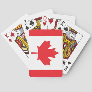 Jeu De Cartes Drapeau canadien